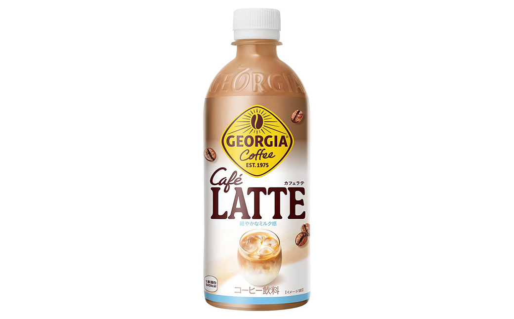 ジョージア カフェラテ　500mlPET×24本　コカコーラ コーヒー ラテ ペットボトル【04301-0477】