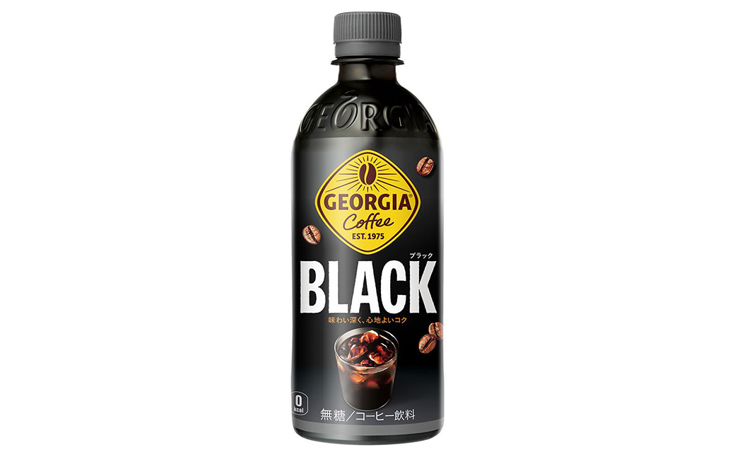 ジョージア ブラック　500mlPET×24本　コカコーラ コーヒー 無糖 ブラック ストレート 深み コク ペットボトル【04301-0476】