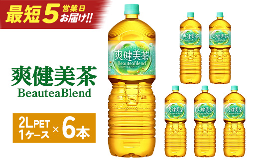 【最短5営業日着！】爽健美茶2LPET×6本　【04301-0528】