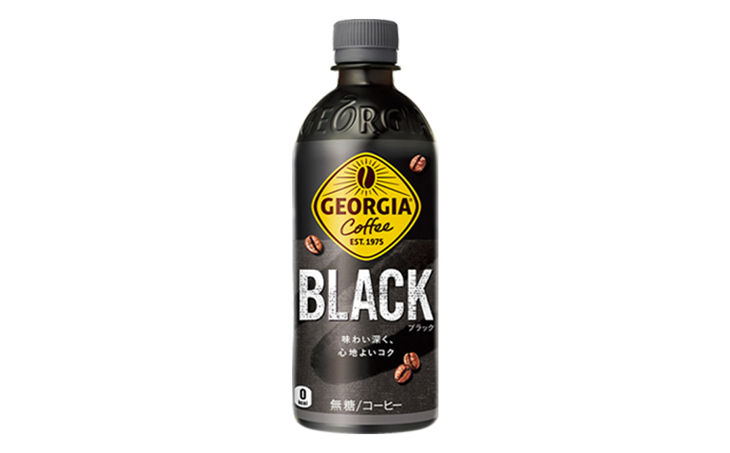 【5か月連続お届け】ジョージア ブラック　500ml PET×24本　【04301-0608】
