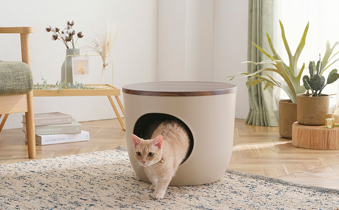 インテリアペットハウス ウォールナット IPH-424 アイリスオーヤマ 雑貨 ペット用品 猫用 おうち 洗える 