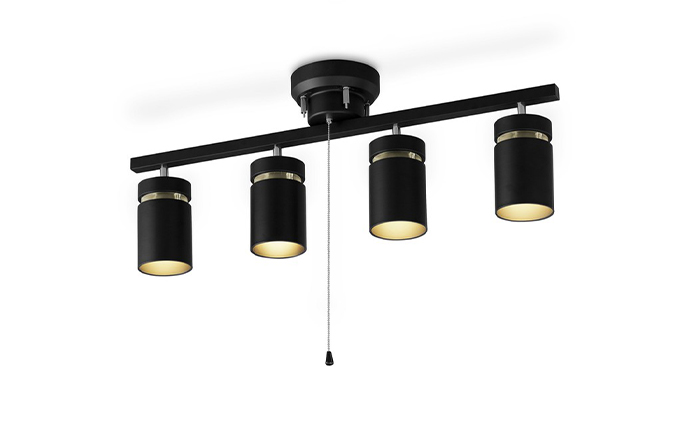 シーリングライト LED 照明 4灯 マットブラック CE4LA-22SS-MB アイリスオーヤマ 照明器具 天井照明 節電 省エネ リビング 寝室 和室 ダイニング キッチン 台所 