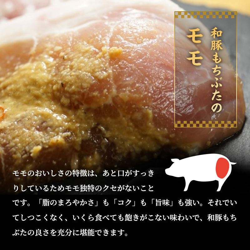 もちぶた モモ 120g × 5枚 味噌漬け 塩糀漬け 和豚 もち豚 豚肉 ポーク お肉 肉 豚 ぶた ブタ もも肉 精肉 アウトドア キャンプ バーベキュー 冷蔵 宮城 スペシャルキャンペーン 牛肉 肉の加工品 高評価 