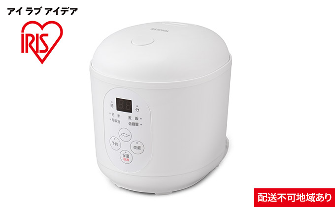 炊飯器 ジャー炊飯器 1.5合 RC-MF15-W ホワイト アイリスオーヤマ 時短 キッチン用品 調理家電