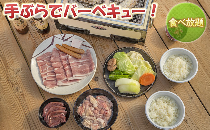 バーベキュー セット もちぶたを堪能できる 手ぶらバーベキュー 2名様分 食べ放題 食事券 体験チケット チケット もちぶた 和豚 もち豚 豚肉 ポーク お肉 肉 豚 精肉 焼き肉 焼肉 アウトドア キャンプ スペシャルキャンペーン