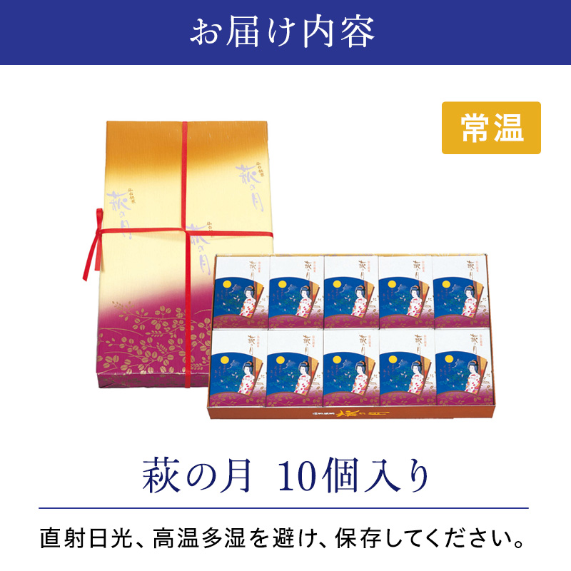 萩の月10個入り 仙台銘菓 定番 お土産 菓匠三全 和菓子