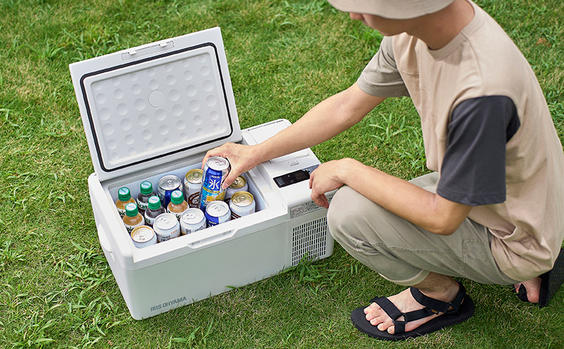 ポータブル冷蔵冷凍庫 15L 充電式 ポータブル冷蔵庫 IPD-B2A-W アイリスオーヤマ 家電 日本製 ポータブル 冷蔵庫 冷凍庫 小型冷蔵庫 小型冷凍庫 サブ冷蔵庫 サブ冷凍庫 サブ バッテリー内蔵 バッテリー付き 車載冷蔵庫 宮城 宮城県 大河原町