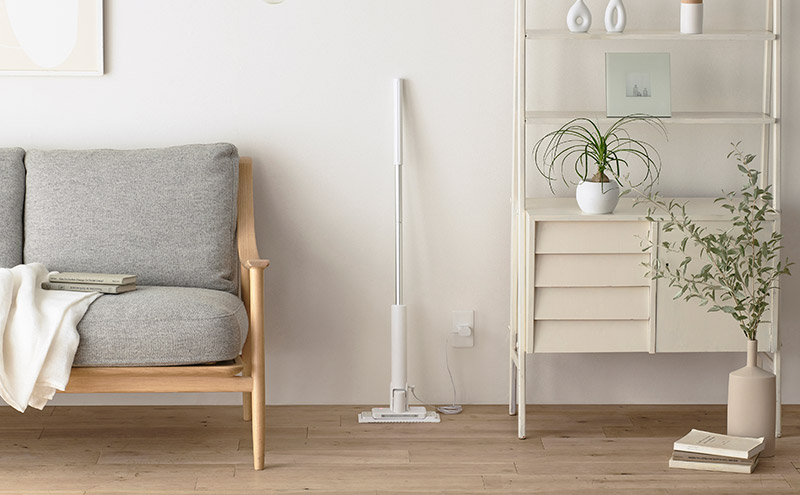 電動モップ 電動フロアワイパー SWD-A-W ホワイト アイリスオーヤマ 掃除 電動 フローリングワイパー ワイパー そうじ キッチン リビング 床 フロア 油汚れ 皮脂  床掃除 床拭き掃除