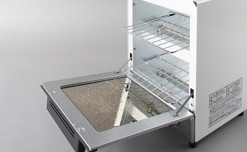 トースター 縦型 ２枚 小型 MOT-012 アイリスオーヤマ おしゃれ オーブン ミラー ミラーガラス タイマー 縦 一人暮らし トースト 食パン 省スペース 2段 2枚焼き コンパクト スリム キッチン用品 調理家電 食欲の秋特集 