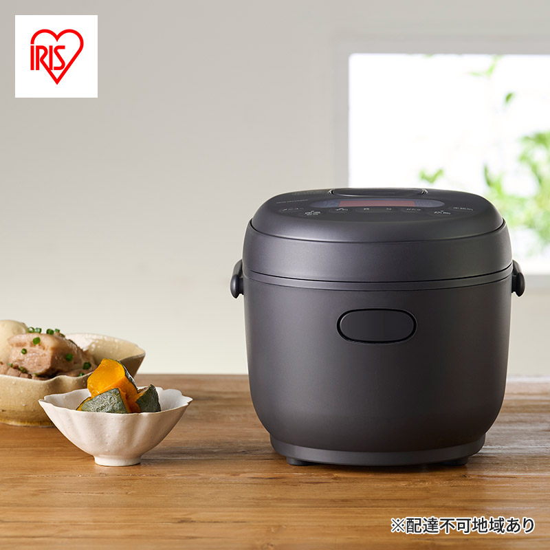 炊飯器 3合 アイリスオーヤマ ジャー RC-MDA30-B ブラック マイコン 炊飯ジャー 銘柄炊き 炊き分け エコ 節電