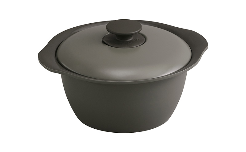 鍋 24cm 無加水鍋 MKS-24 チャコールグレー 両手鍋 ih 無水 無水調理 鍋パーティー 一人暮らし 食卓 カラフル 調理器具 料理 アイリスオーヤマ ガスコンロ オーブン対応 キッチン用品 キッチンアイテム 