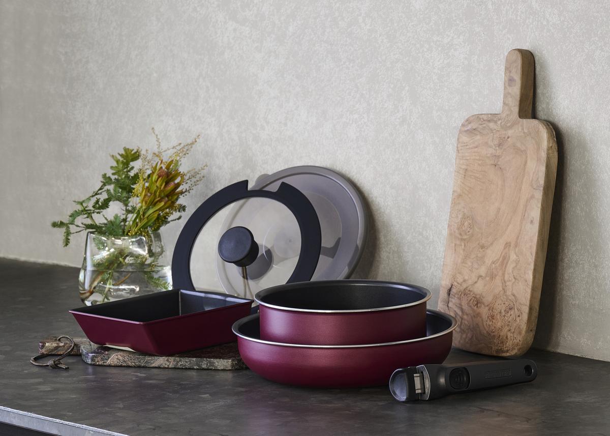 フライパン セット 6点セット 取っ手が取れる ワインレッド TERACOAT EHDC-T6S アイリスオーヤマ IH ih ガス IH対応 鍋 卵焼き器 エッグパン 蓋 取っ手 調理器具 フライパンセット ギフト プレゼント 新生活