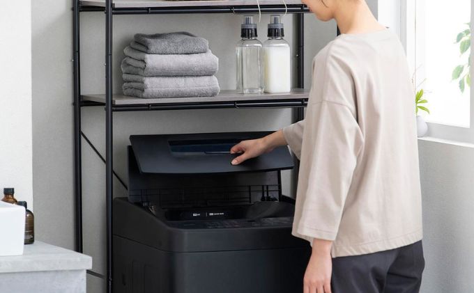 洗濯機 全自動洗濯機 5.0kgIAW-T504-Bブラック アイリスオーヤマ 縦型 縦型洗濯機 全自動洗濯機 小型 コンパクト 上開き 予約タイマー 新生活 一人暮らし 