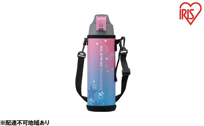 水筒 キッズ 1L 直飲み 真空断熱ダイレクトボトル DBR-1000 ピンク アイリスオーヤマ 1リットル 子供 マグボトル おしゃれ 軽量 保冷 運動会 部活 スポーツ