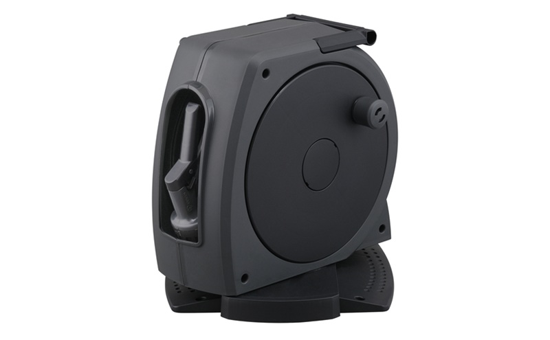 フルカバーホースリールJET 15Ｍ FHJー15 ダークグレー/ブラック ホース ホースリール 散水ホース 水まきホース 15m フルカバー カバー付き 水やり 水撒き 散水 ガーデニング 家庭菜園 洗車 掃除 アイリスオーヤマ 新生活