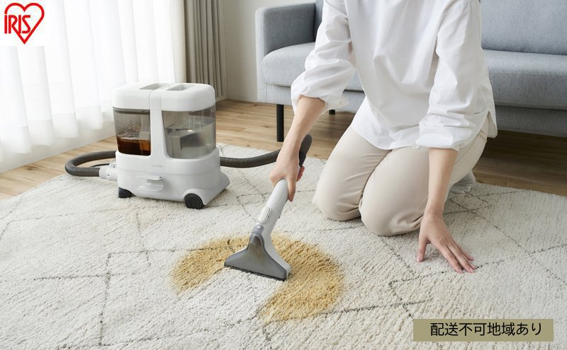 リンサークリーナー RNS-P1600 グレーホワイト アイリスオーヤマ クリーナー カーペットクリーナー カーペット洗浄機 丸洗い ソファー 絨毯 じゅうたん 車 車内洗浄 家庭用 シート カーペット クッション ラグ 大掃除 猫 犬 ペット おすすめ 人気