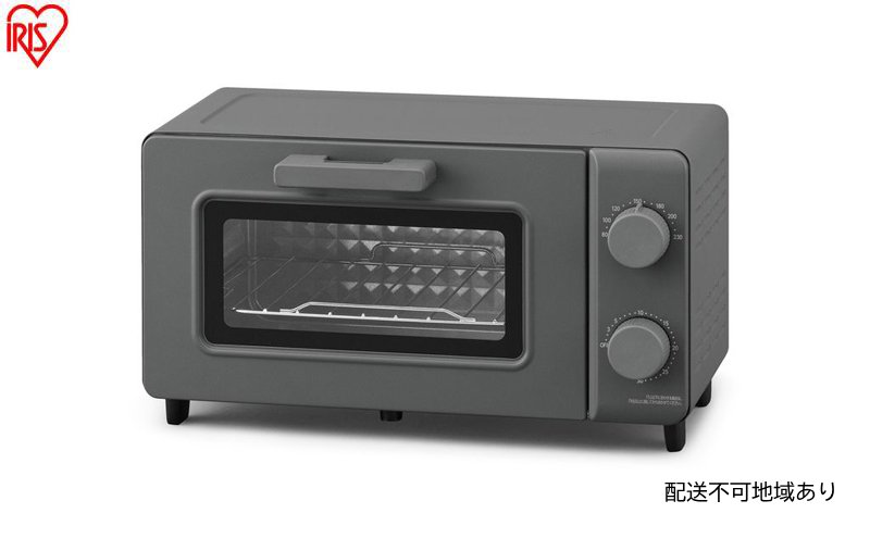 オーブントースター(2枚焼き) EOT-201-H ウォームグレー トースター 2枚 小型 2枚焼き アイリスオーヤマ プレゼント オーブン トースター食パン 調理 朝食  家電 電化製品 新生活 一人暮らし