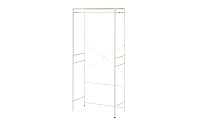 チェスト上ハンガーラック CHHR-850 ホワイト ハンガーラック アイリスオーヤマ パイプハンガー 衣類収納 リビング クローゼット おしゃれ 一人暮らし 新生活