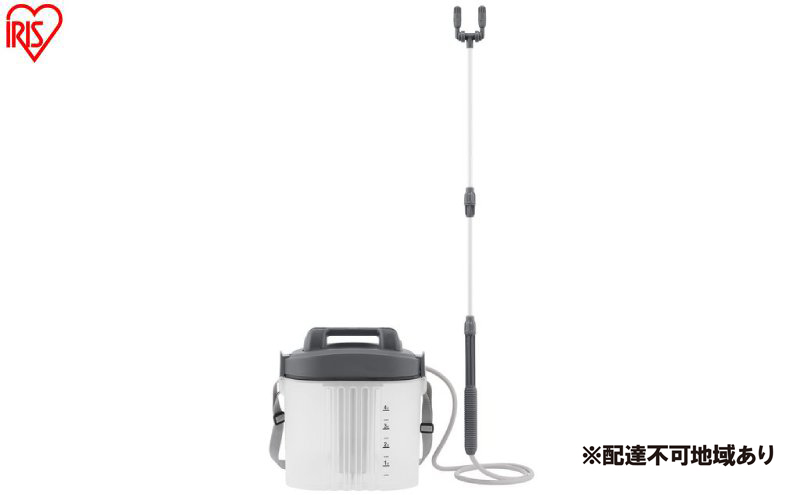 電池式噴霧器 ツインノズルIR-4W ダークグレー 噴霧器 4L 電池式 散布 アイリスオーヤマ 噴霧機  タンク ノズル 除草 園芸 消毒 除草剤 庭 電池 噴霧 噴射 薬剤 薬品 撒き 電動 家庭用 肩掛け 背負式 液肥撒き 除草剤散布 液肥散布 液肥 雑草防止