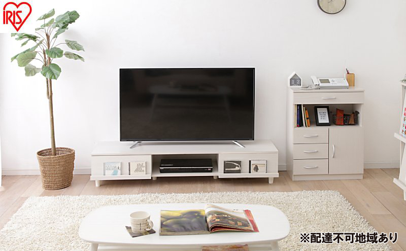 テレビ台 AVボードボックスタイプ BAB-150A オフホワイト テレビ台 脚付き 収納 ローボード おしゃれ 150cm テレビボード テレビラック TV台 TVボード 一人暮らし 新生活 リビング アイリスオーヤマ