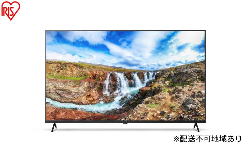55V型 4Kスマート液晶テレビ LT-55UGX-F1 ブラック テレビ 液晶テレビ 55v 型 4K インターネット対応 スマートテレビ GoogleTV チューナー内蔵 動画配信サービス 音声検索 音声操作 Wチューナー tv 55 アイリスオーヤマ