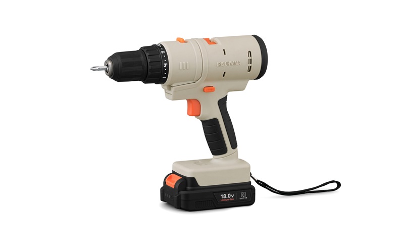 マルチギア 充電式ドリルドライバーセット 18V JM18DRS サンドベージュ 充電式 ドリルドライバー コードレス 18V アイリスオーヤマ DIY 回転数2段階 トルク22段階 USB Type-C 充電 家具組立 電動工具