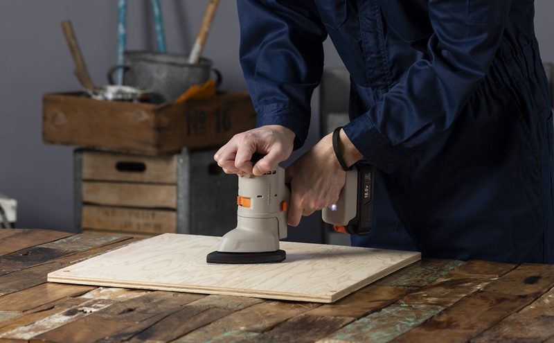 マルチギア サンダーヘッド 18V JM18SN サンドベージュ 電動工具 電動サンダー 18V マルチギア専用ヘッドパーツ コードレス 研磨 粗削り ヤスリ掛け ペーパー付 取り付け簡単 工具 DIY アイリスオーヤマ