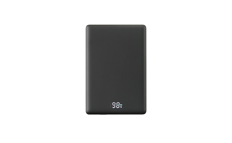 モバイルバッテリー TW-A10020-B ブラック モバイルバッテリー アイリスオーヤマ 軽量 小型 薄型 USB Type-C 10000mAh コンパクト ワイヤレス マグネット 残量 デジタル表示 バッテリー 充電器
