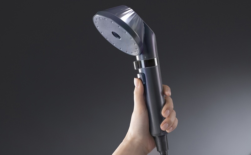 ウルトラファインバブルクレンジングシャワーヘッド SHJ-M01-H ダークパール シャワーヘッド 節水 アイリスオーヤマ 水圧 強い ミコラ MiCOLA ウルトラファインバブル JETモデル 高水圧 モード切替 手元スイッチ ミスト バブル ストレート ジェット