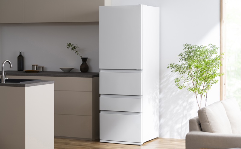 冷凍冷蔵庫 370L 自動製氷機能付 IRSN-I37A-W ホワイト 冷蔵庫 370L アイリスオーヤマ 冷凍冷蔵庫 冷凍室が大きい 2段冷凍室 ファン式 自動霜取り 霜取り不要 野菜室 真ん中 急冷モード 右開き 二人暮らし 家庭用 まとめ買い 大凍量