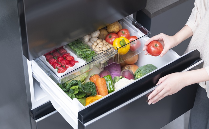 冷凍冷蔵庫 370L 自動製氷機能付 IRSN-I37A-B ブラック 冷蔵庫 370L アイリスオーヤマ 冷凍冷蔵庫 冷凍室が大きい 2段冷凍室 ファン式 自動霜取り 霜取り不要 野菜室 真ん中 急冷モード 右開き 二人暮らし 家庭用 まとめ買い 大凍量