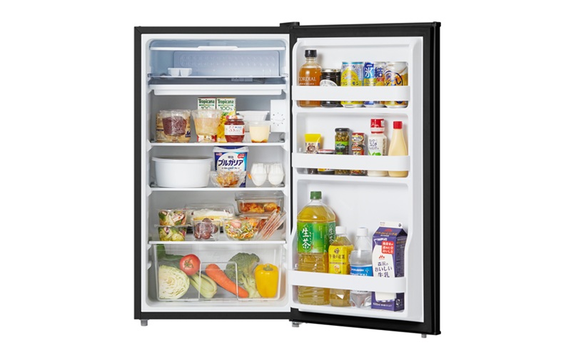 冷蔵庫 93L IRJD-9B-B ブラック 冷蔵庫 小型 93L アイリスオーヤマ 一人暮らし ひとり暮らし 1ドア おしゃれ ミニ冷蔵庫 小型冷蔵庫 単身 寮 コンパクト 温度調節 7段階 右開き 省エネ