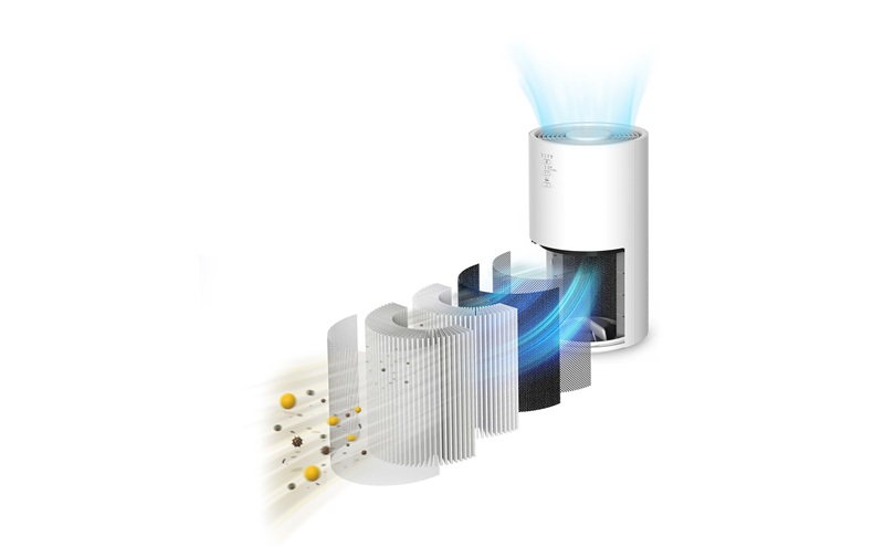 空気清浄機 20畳 AAP-S40A-W ホワイト 空気清浄機 20畳 花粉 コンパクト 小型 タバコ ペット ハウスダスト ほこり におい PM2.5 黄砂 お手入れ簡単 アイリスオーヤマ