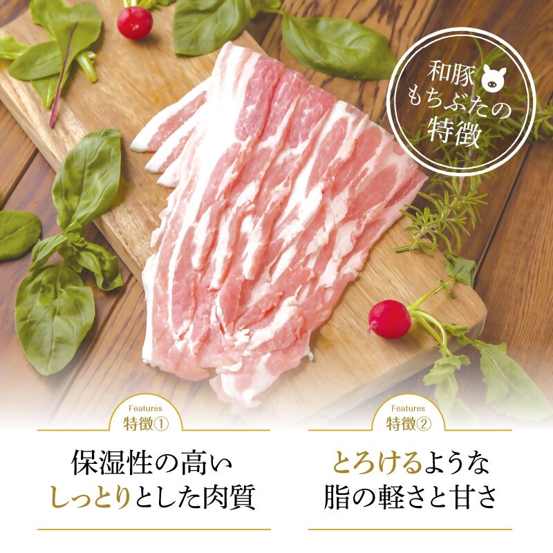 【定期便 12回】和豚 もちぶた 豚ばら スライス 200g×5 (1kg) 豚肉 ポーク 肉 豚 国産 宮城県産 小分け バラ肉 スライスカット 豚バラ肉 豚バラスライス大容量 ストック