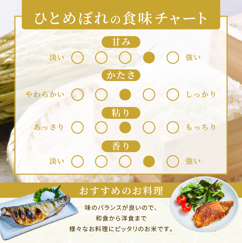 ひとめぼれ 定期便3回/5kg×1袋 令和8年産 新米 先行予約 宮城県産 米 精米 白米