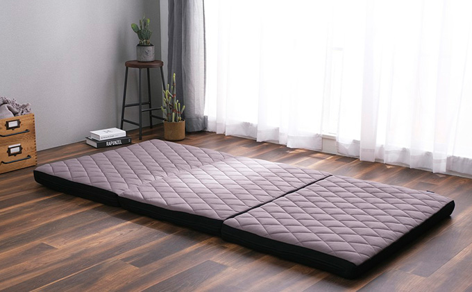 MEN'S エアリーマットレス AMEN90-S マットレス シングル 三つ折り 高反発三つ折りマットレス 折りたたみ エアリー 敷き布団 敷布団 硬め 抗菌 防臭 清潔 アイリスオーヤマ 通気性 男性用 