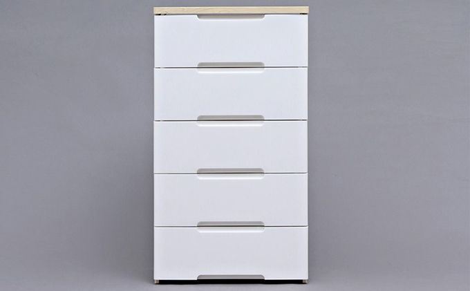 ウッドトップチェスト HG-555 チェスト プラスチック 北欧 完成品 リビング 収納 木製 タンス 箪笥 4段 アイリスオーヤマ ホワイト/ペアー 家具