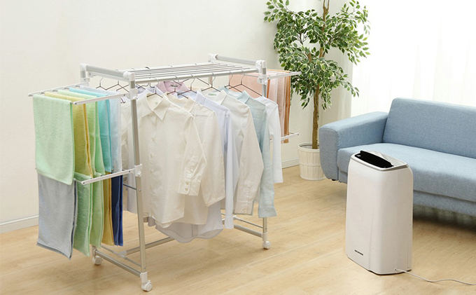 除湿機 除湿器 衣類乾燥除湿機 14L IJC-H140-W コンプレッサー 衣類乾燥 ホワイト 部屋干し 湿気対策 タイマー付き 乾燥 アイリスオーヤマ 家電