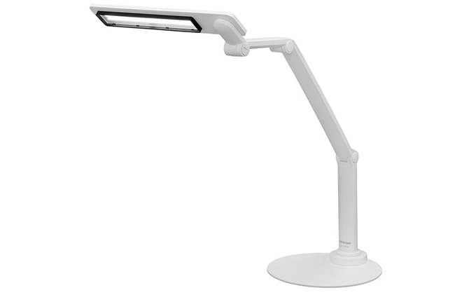 LEDデスクライト 701 ベースタイプ LDL-701-W デスクライト アイリスオーヤマ 3000lx USBコンセント付き 学習机 無段階調節 調光 卓上ライト 子供部屋 寝室 読書灯 卓上照明 テーブルランプ