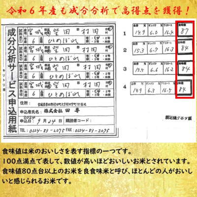 【新米】令和6年産 ひとめぼれ・つや姫 玄米10kg(5kg×2) 食べ比べ 宮城県村田町産【1241458】