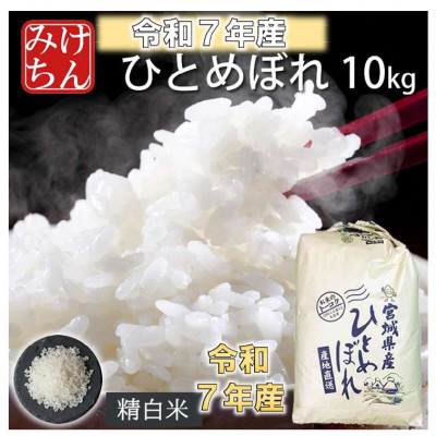 令和7年産　宮城県産ひとめぼれ 精米10kg【1671416】