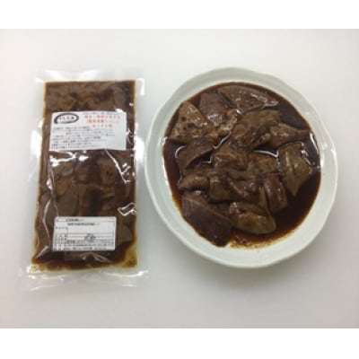 絶品・味付け生きも(味付け豚レバー)600g(200g入り×3パック)/濃厚にんにく生タレ甘口味付け【配送不可地域：離島】【1472981】