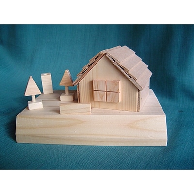 貯金箱C(無塗装・コイン用)【1079227】