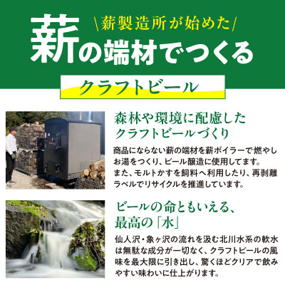 新クラフトビール飲み比べ6本セット【ForestBrewing醸造所】【配送不可地域：離島】【1489555】