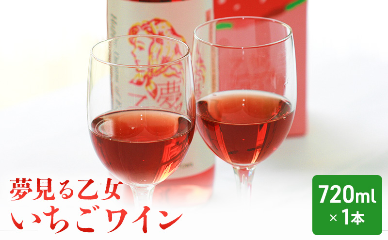 【亘理町いちご産】夢見る乙女1本 いちごワイン
