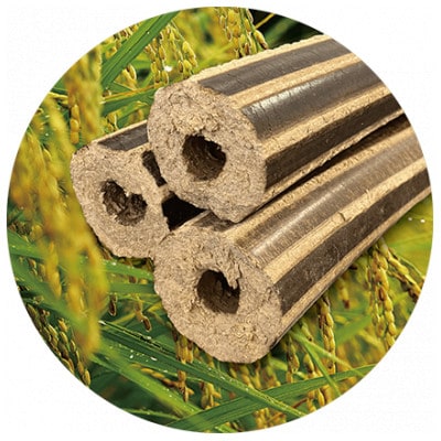 モミガライト もみ殻100%固形燃料 計10kg【配送不可地域:離島・沖縄県】【1681228】