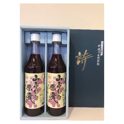 「山ぶどう原液」詰合せセット(600ml×2本)【配送不可地域：離島】【1241165】