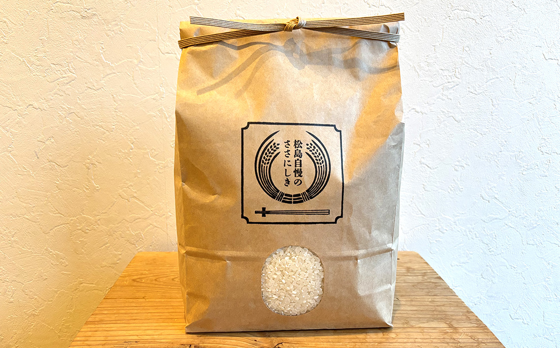 宮城県松島町産ササニシキ 3kg No.123