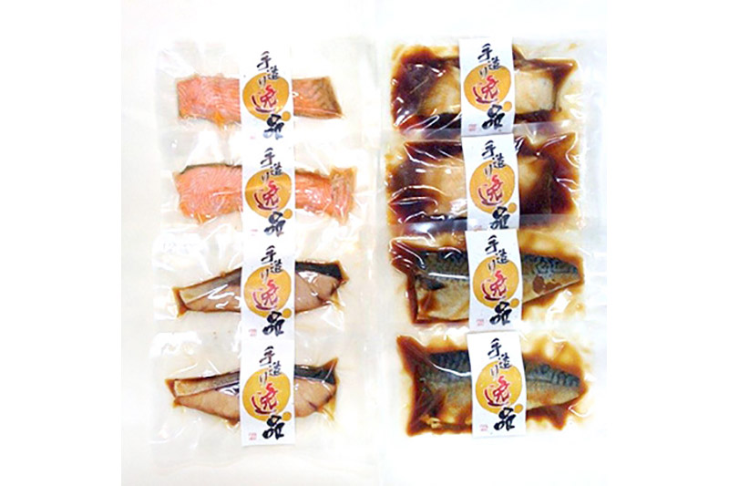 伊達の煮魚・焼魚セット 計8食入り (4種×2パック)