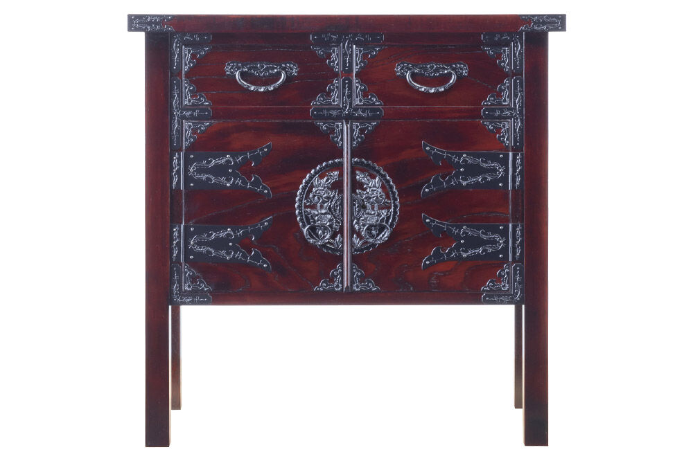 仙台箪笥 両開コンソール 拭き漆塗り (申込書返送後、1ヶ月〜6ヶ月程度でお届け) 欅産業 職人 おすすめ 船箪笥 [インテリア タンス 収納 家具 和 モダン 高級 和箪笥 小箪笥 伝統 工芸品 仏壇 仏具 神具 飾り棚 欅 漆塗 彫金 金具 装飾 仙台箪笥 船箪笥 舟箪笥 宮城 利府 欅産業]